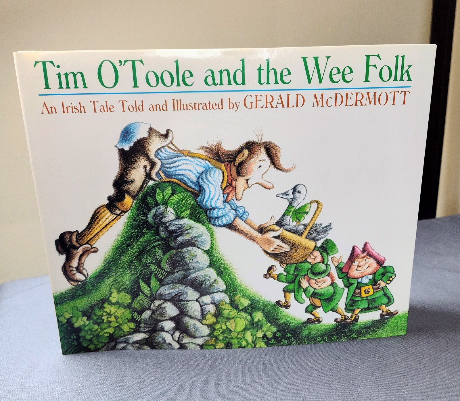 Tim O’Toole And The Wee Folk An Irish Tale SIGNED w/ ILLU. 1st Ed McDermott