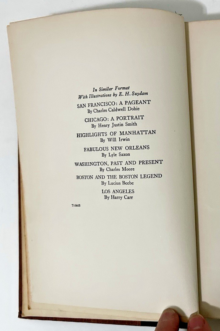 Fabulous New Orleans 1935 Lyle Saxon D. Appleton-Century Co; hardcover illustr.