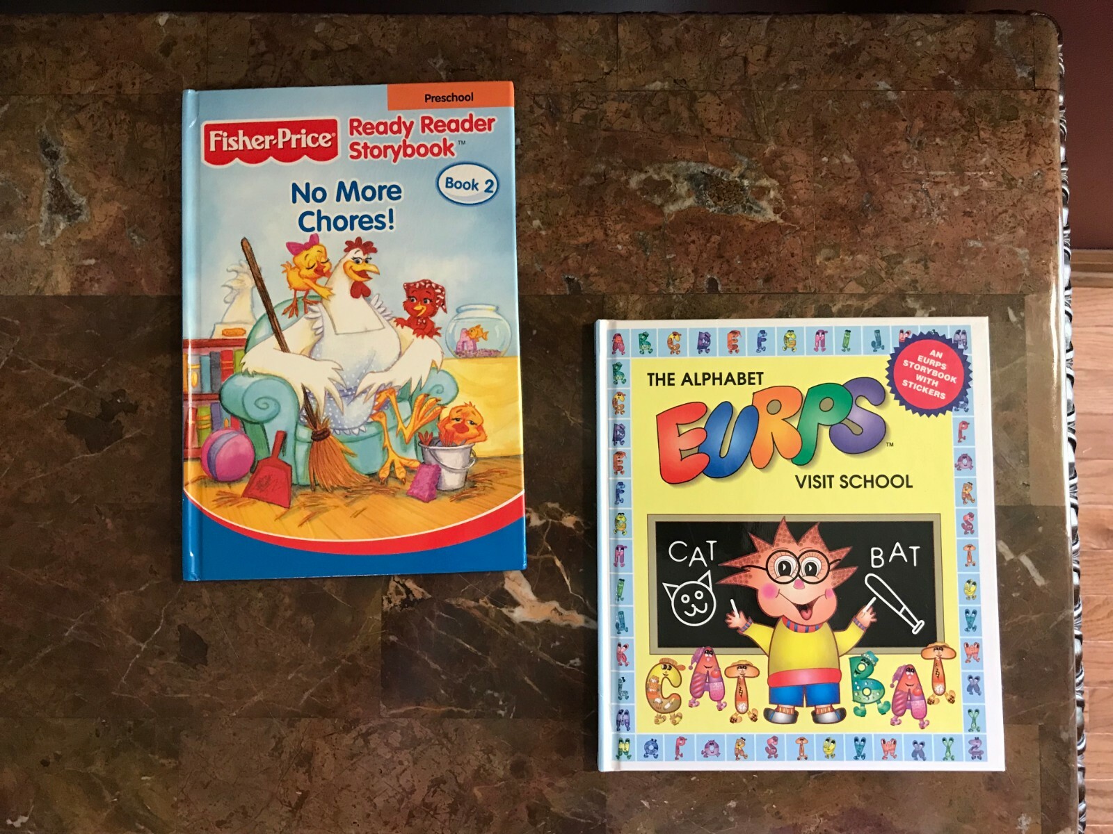 Lot 4 Books Look Out Kindergarten, Here I Come Fisher Price, ABC Preschool