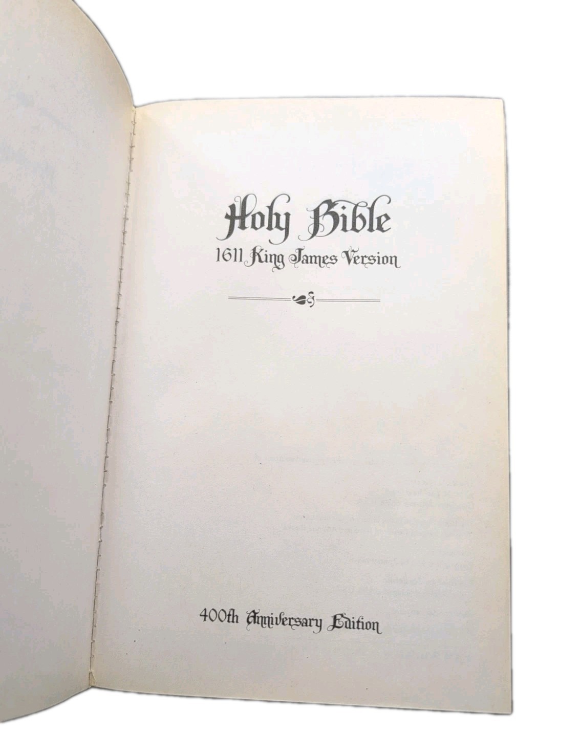 Holy Bible 1611 King James Version 400th Anniversary Edition Hardcover KJV