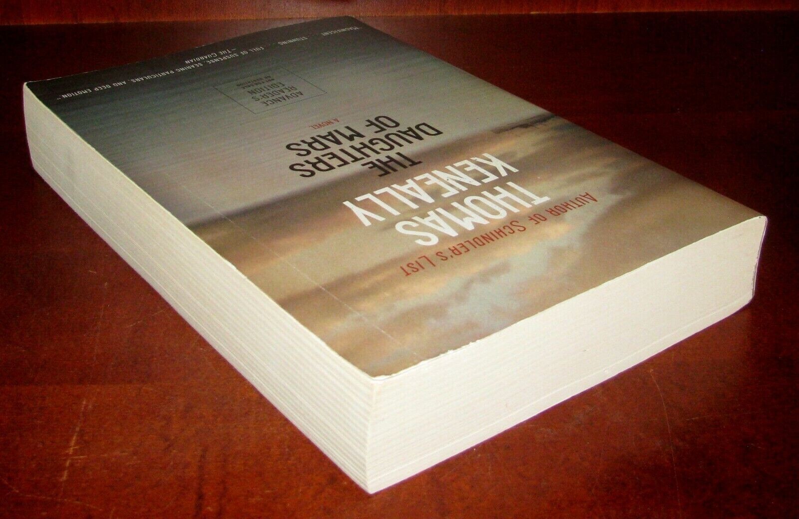 Daughters of Mars Thomas Keneally ARC Advance Reader Copy Atria Books 2013