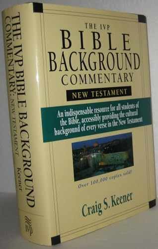 The IVP Bible Background – Hardcover, by Keener Craig S. – Very Good b