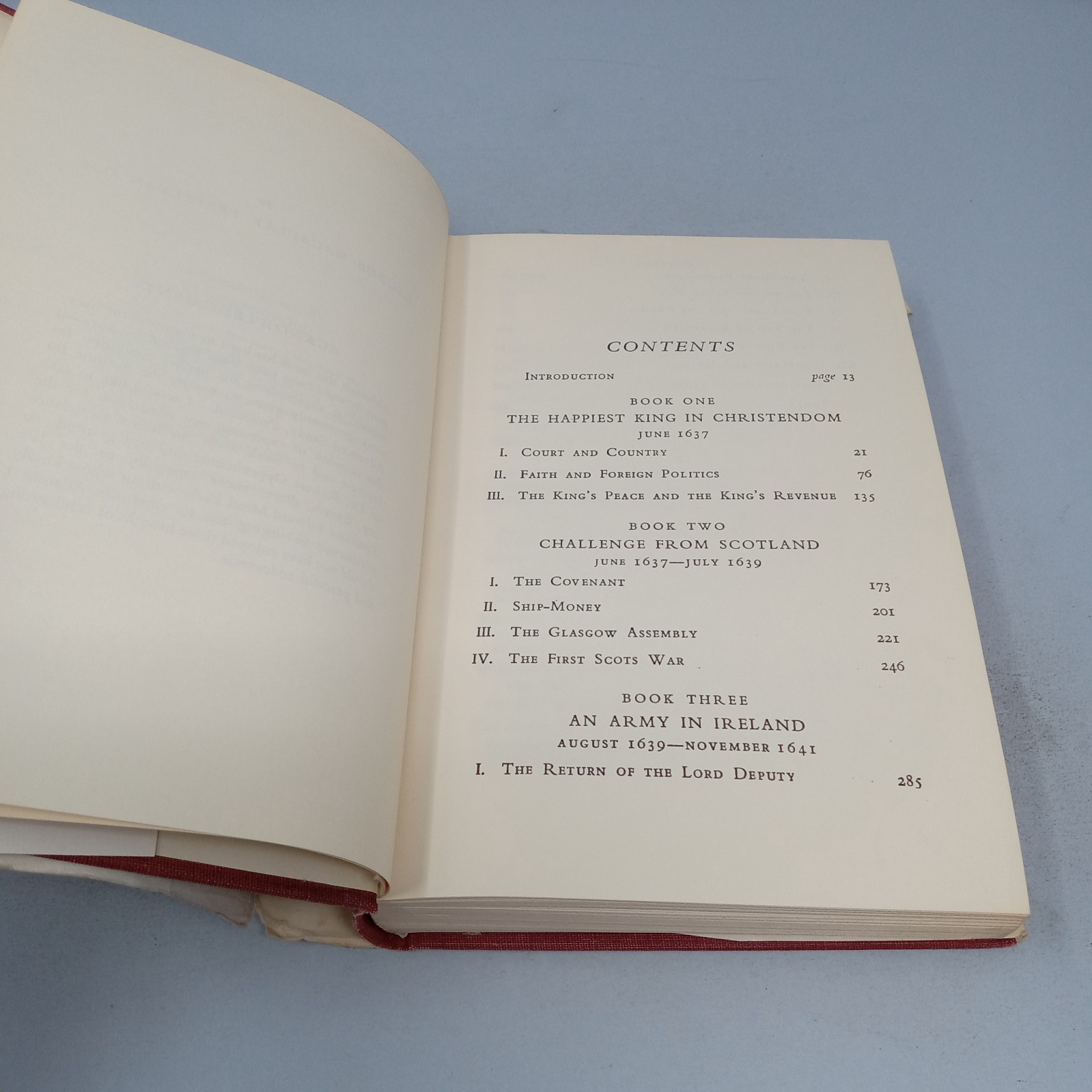 The King’s Peace, 1637–1641 The Macmillan Company 1969 Hardcover C.V. Wedgwood
