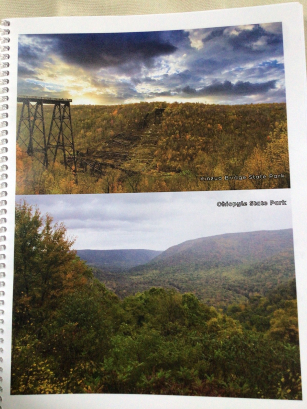 Pennsylvania PA ADVENTURE PLANNING BOOK No Writing Nature Study Hikes State Park