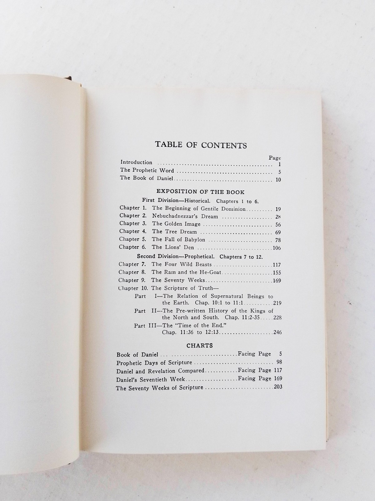 The Book of Daniel by Clarence Larkin, Vintage Hardcover 1929 Original