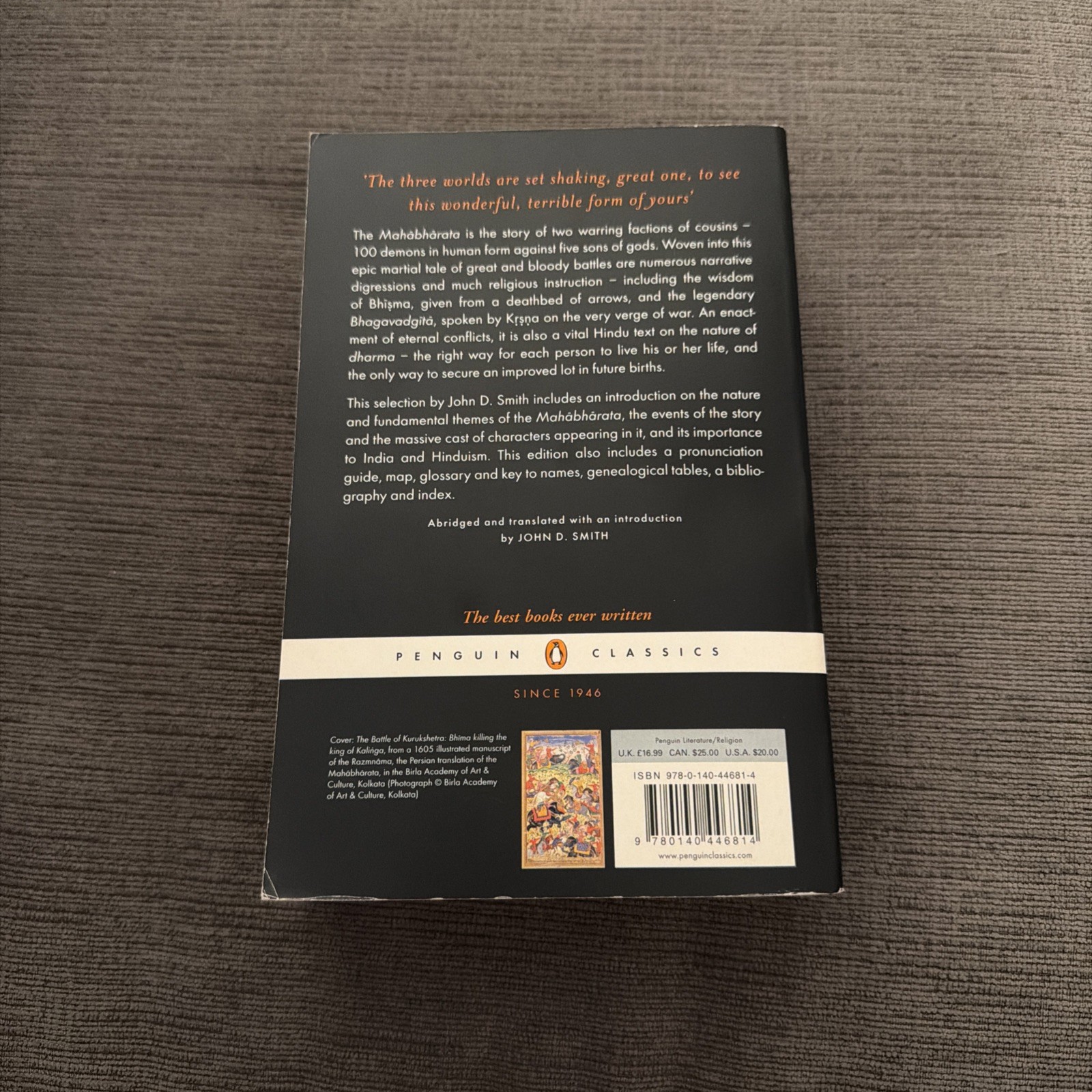 The Mahabharata Paperback