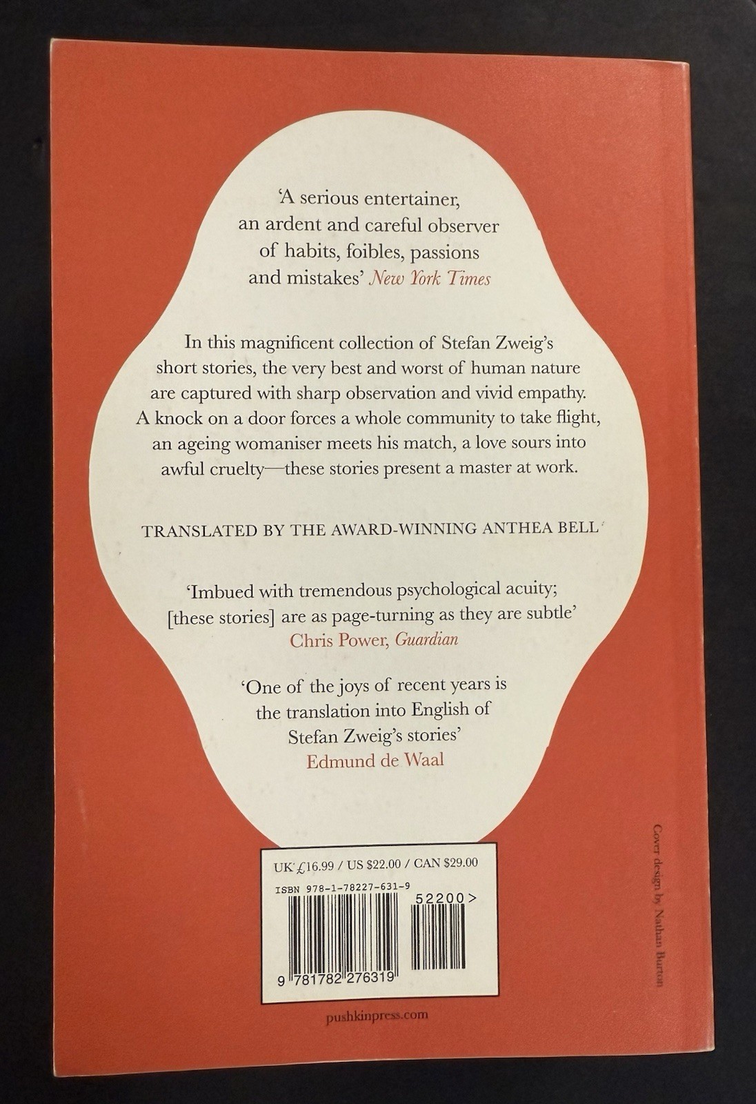THE COLLECTED STORIES OF STEFAN ZWEIG, Translated (2020, SC) VG