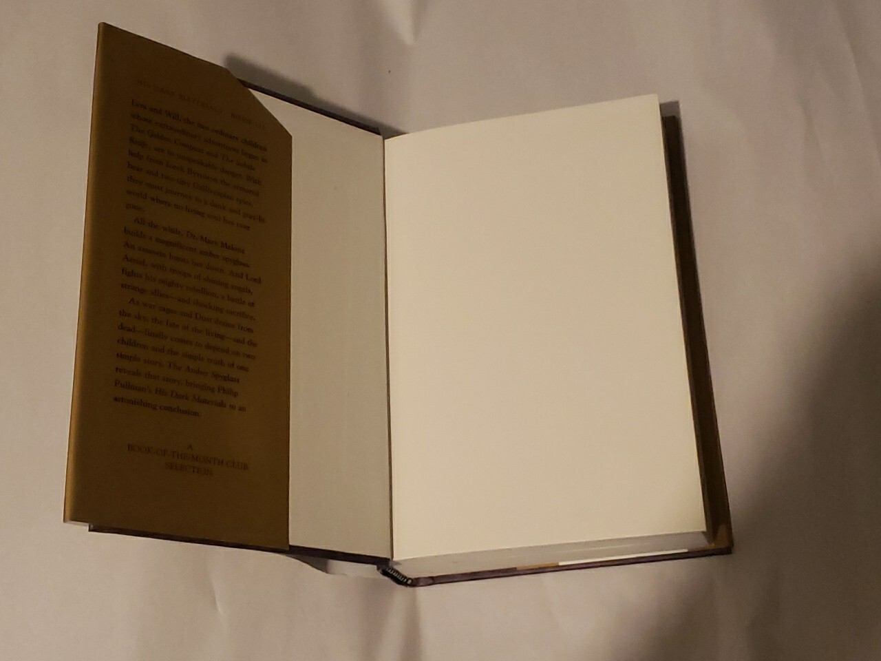 „The Amber Spyglass“ 1st First Edition Signed Philip Pullman HC Book 3