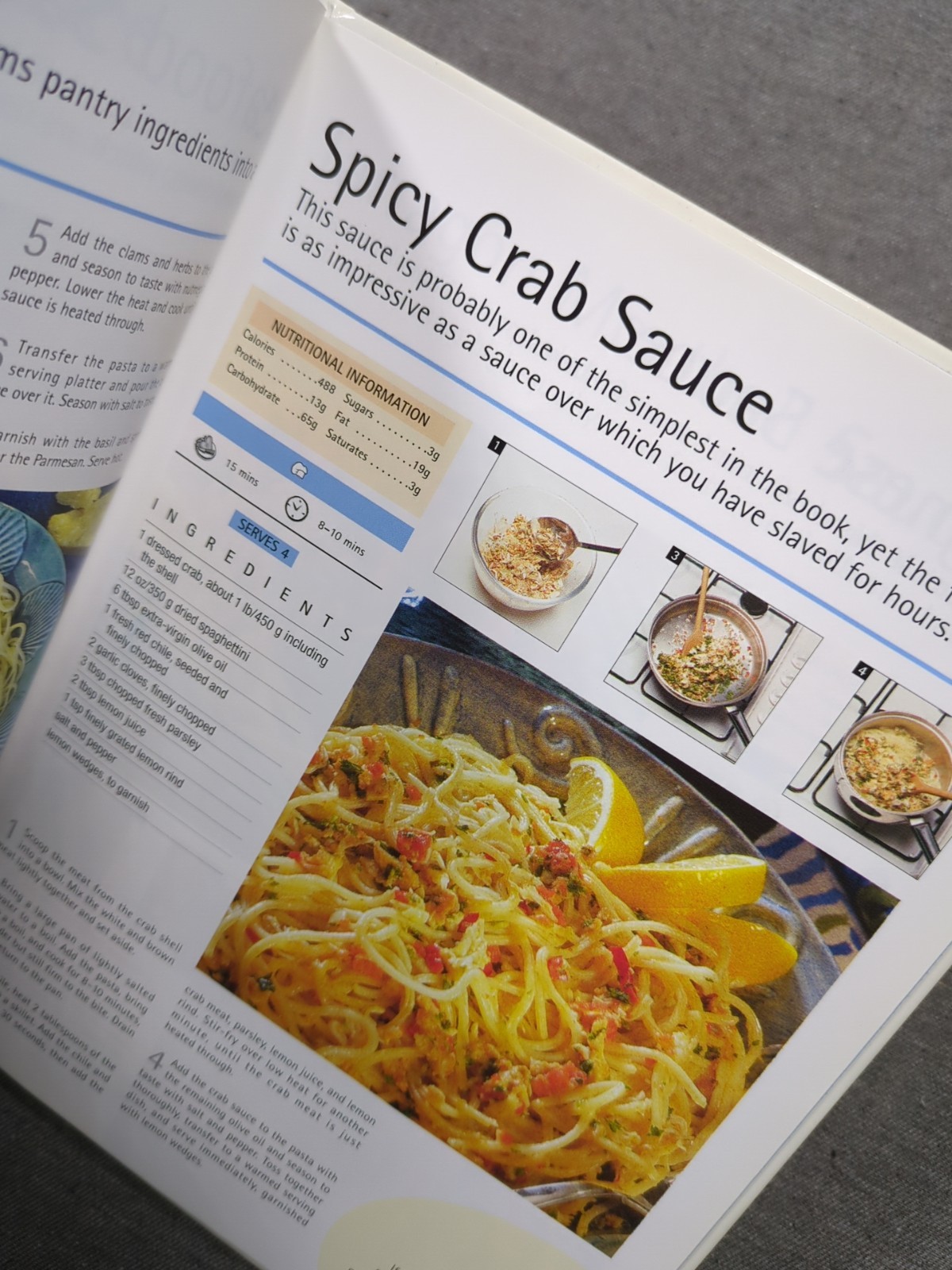 2003 Practical Pasta Sauces VTG Cookbook Published by P3, Parragon, UK 32 pages