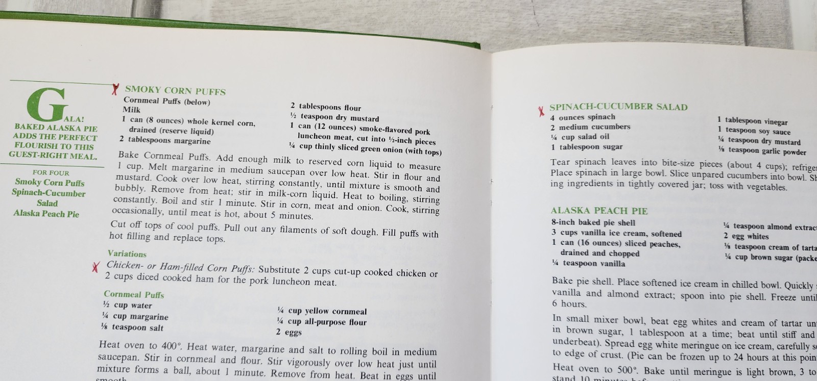 1973 Betty Crocker’s Money-Saving Dinners hardcover cookbook 76 pages budget