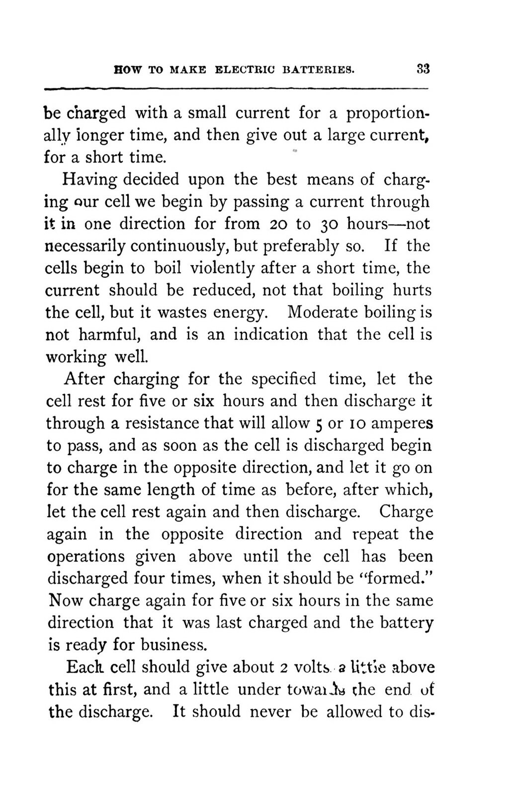 How To Make Electric Batteries At Home 1903 (51pg)