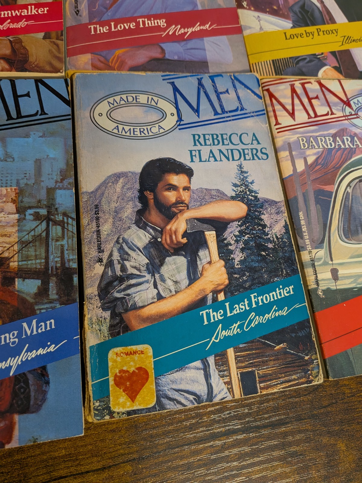 Silhouette Men Made In America Book Lot Of 34 Romance Paperbacks Mixed Authors