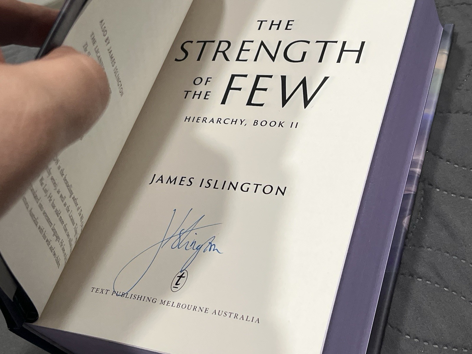 BROKEN BINDING The Will of the Many & The Strength of the Few SIGNED DELUXE