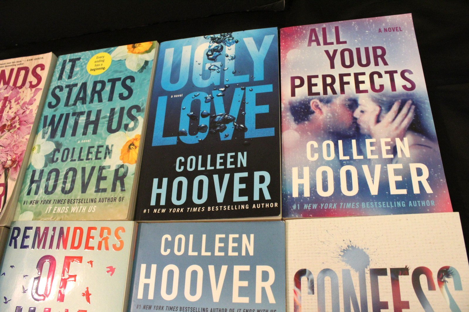 Colleen Hoover Trade Paperback Lot of 10 ~ Contemporary Romance (Acceptable)