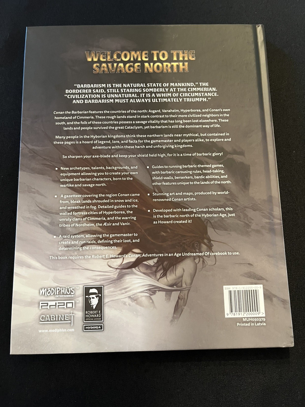 🗡️ CONAN RPG – CONAN THE BARBARIAN Sourcebook (Modiphius 2d20)