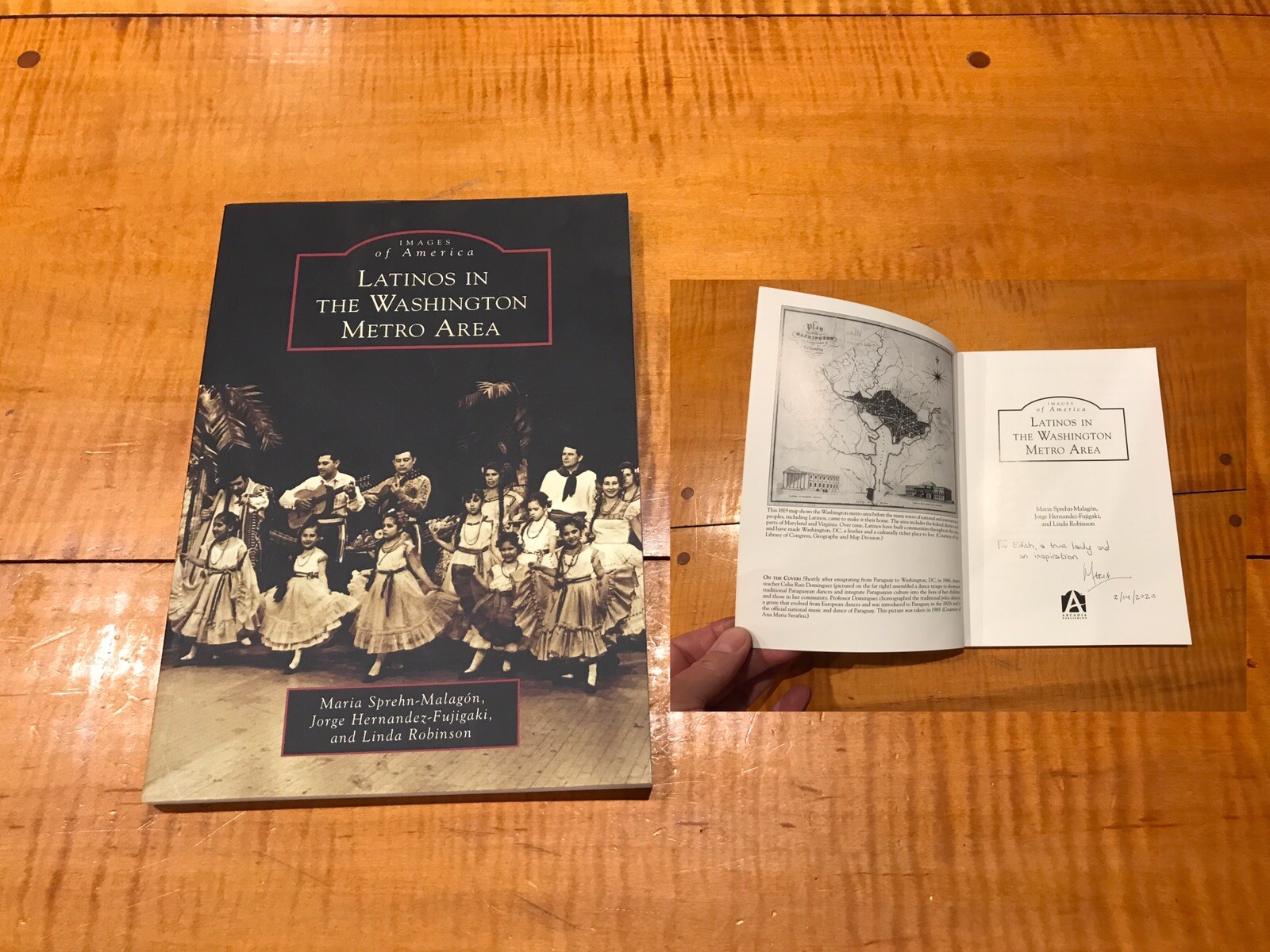 Latinos in The Washington Metro Area Images Of America -SIGNED Maria Malagon