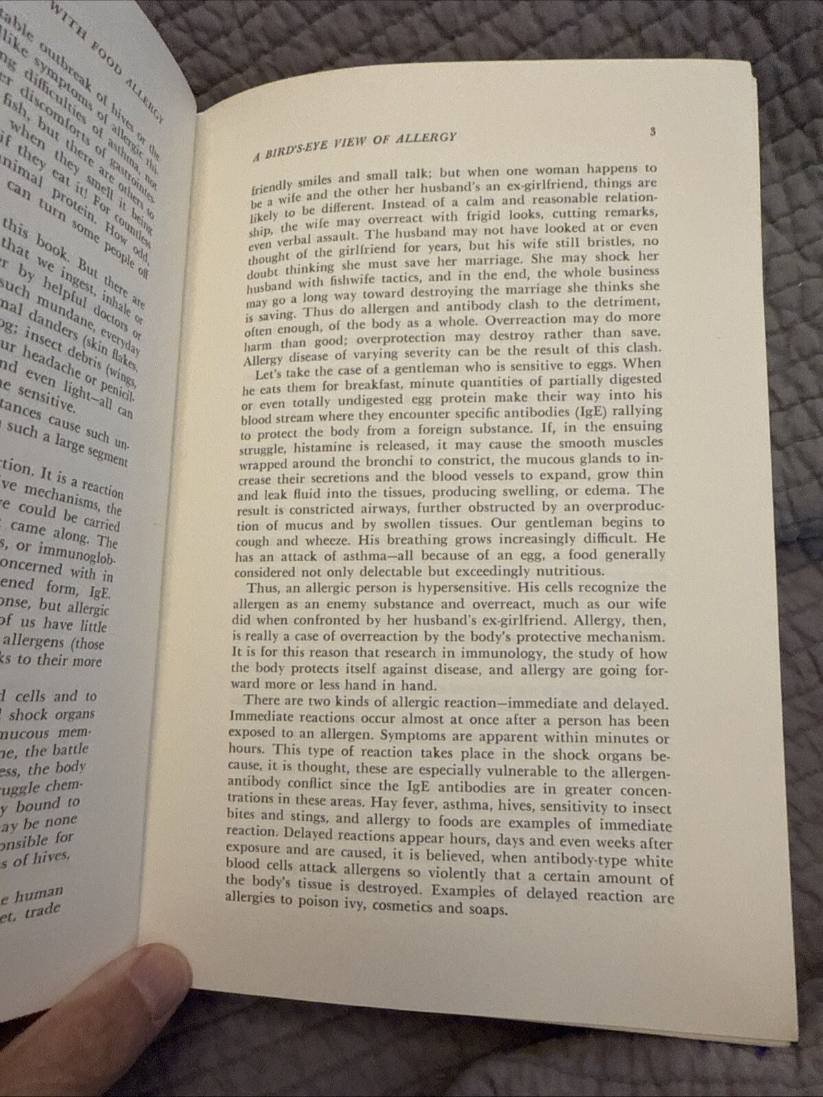 COPING WITH FOOD ALLERGY By Claude Albee Frazier MD – HBDJ Ex-lib 1975