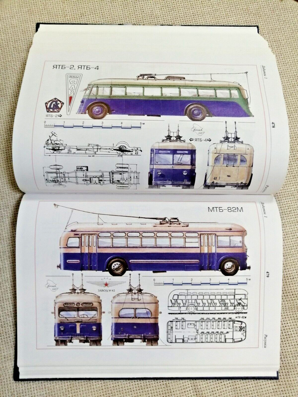 ✅ History of Trolleybus Transport in Kyiv / Big Album 608 pages / Ukraine, 2009