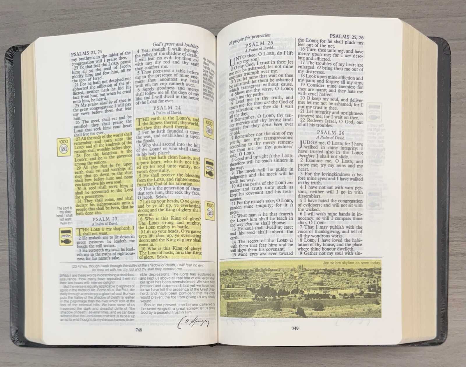 UNMARKED Salem Kirban Reference Bible KJV Bonded LEATHER King James Version AMG