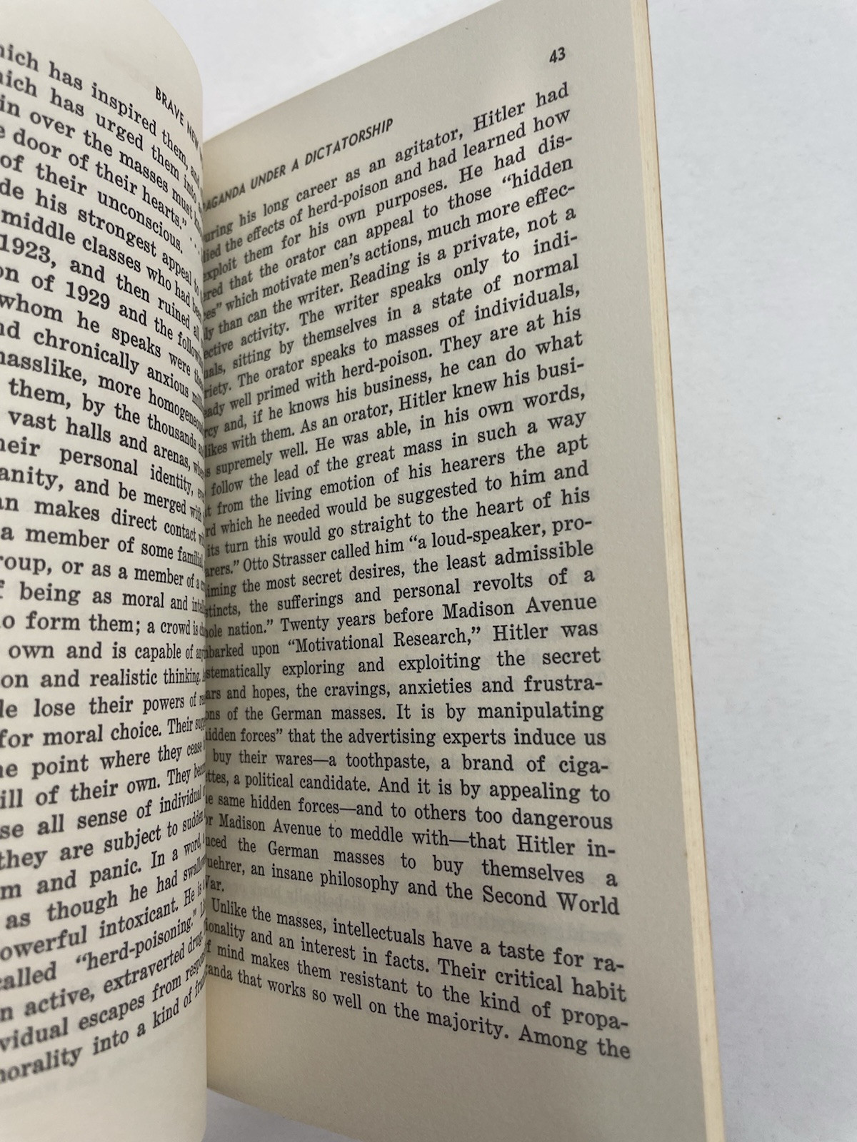 Brave New World Revisited Aldous Huxley 1965 Perennial Library Paperback
