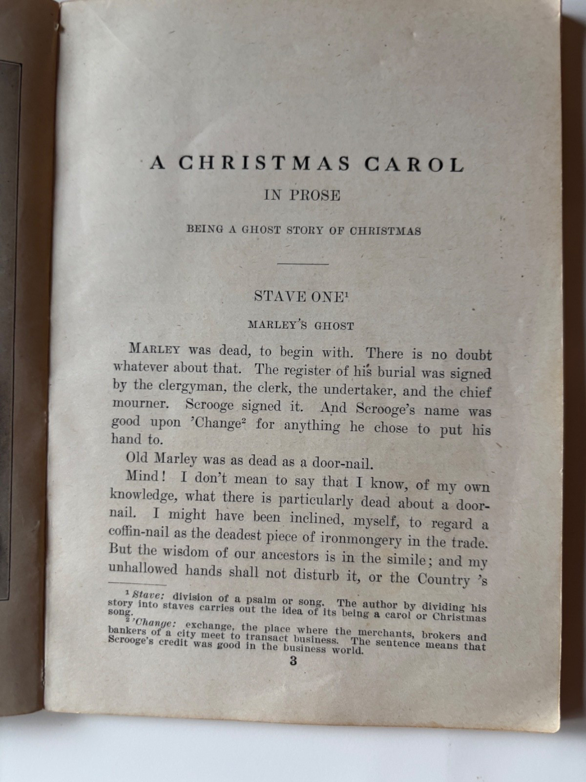 A Christmas Carol by Charles Dickens ca 1910’s Little` Classic Series softcover