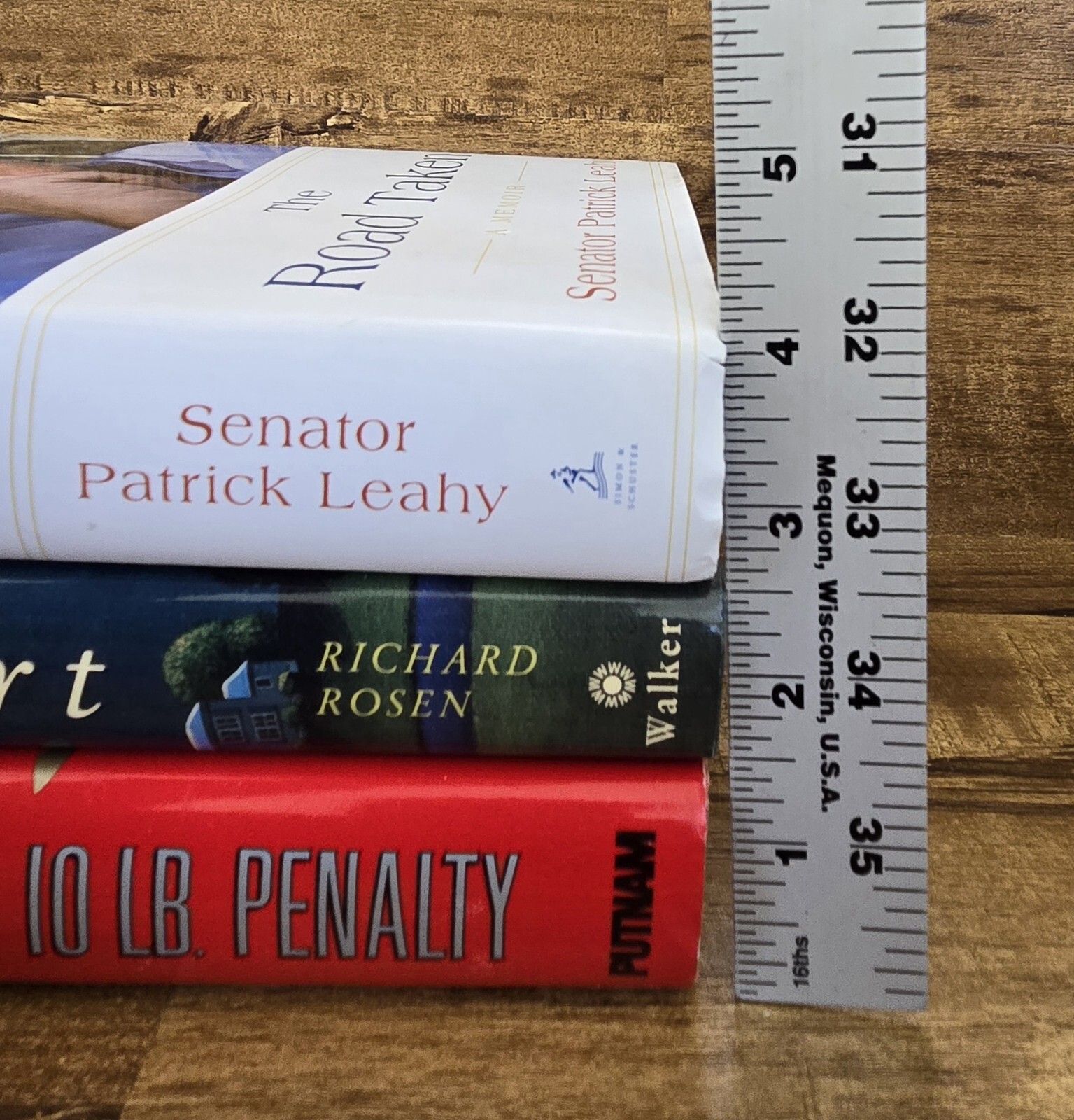 Lot of 3 Books 10-LB. Penalty + World of Hurt + The Road Taken HC/DJ