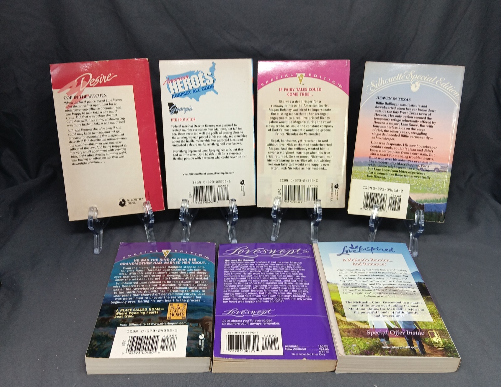 Huge Romance Paperback Lot 52 Books Harlequin Silhouette Dailey Novak Mixed PB