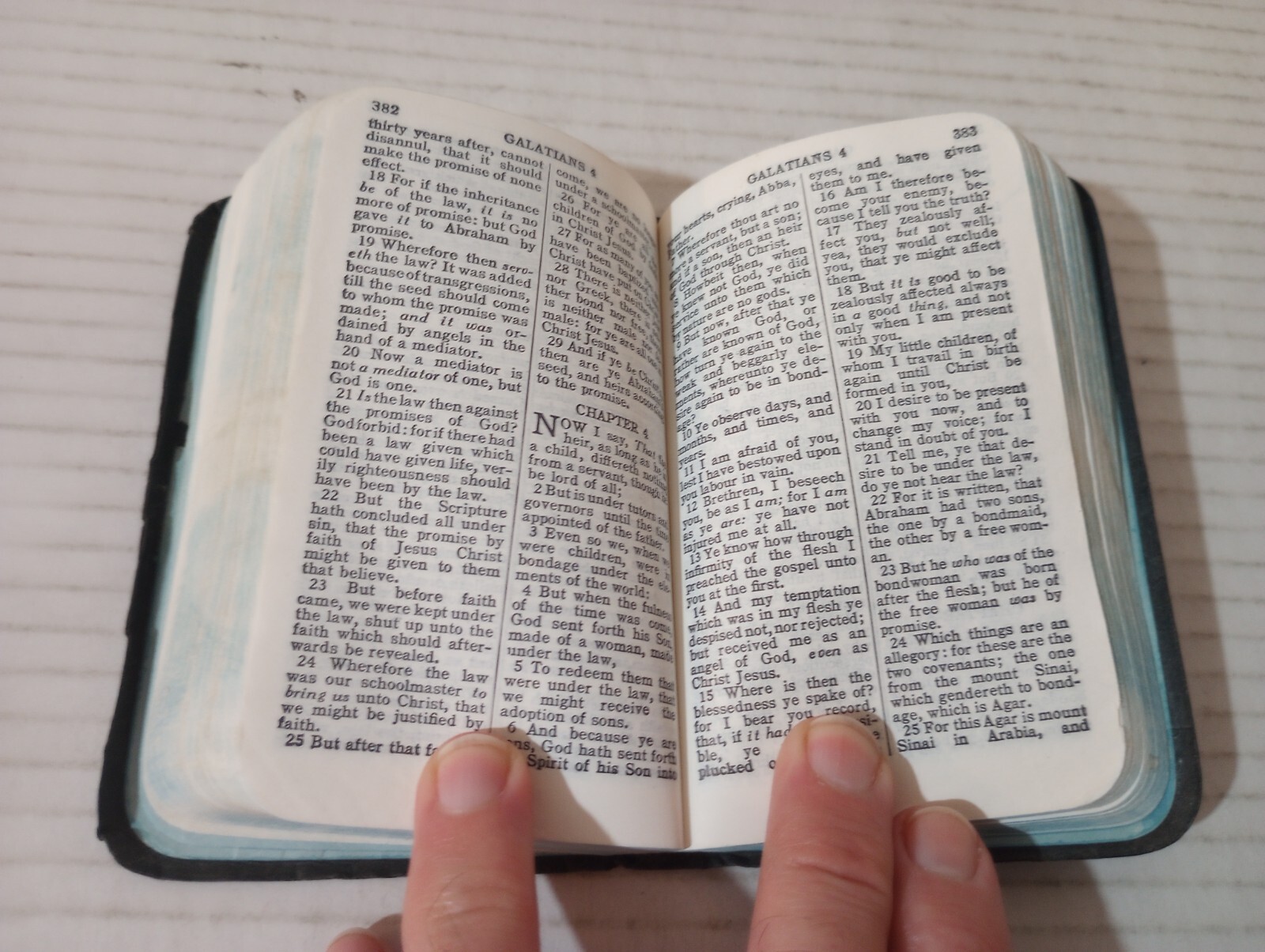 New Testament Psalms KJV American Bible Society Pocket Edition 1969