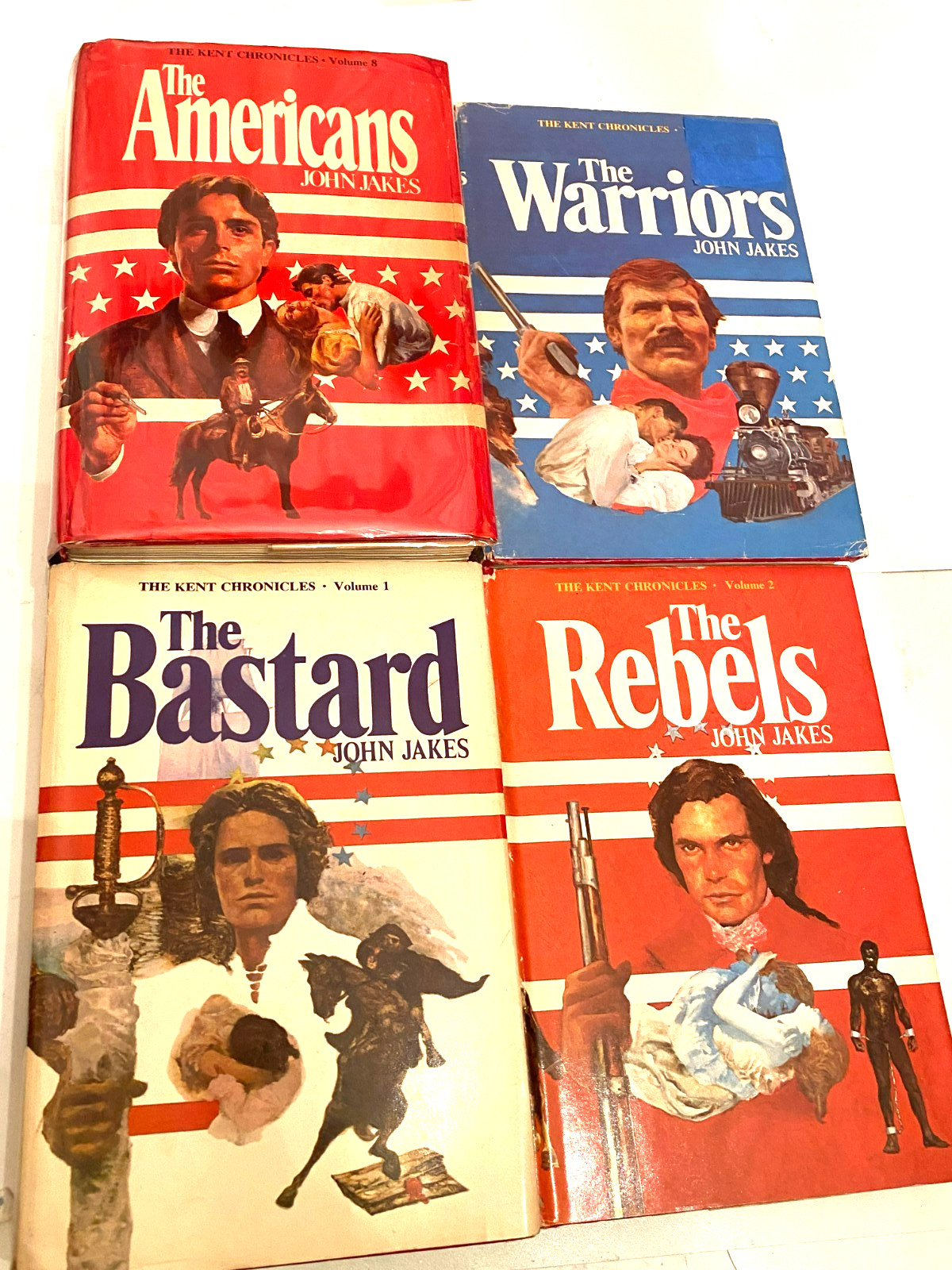 RARE 8! The Kent Family Chronicles by John Jakes Volumes 1-8 GREAT HC w/JACKET