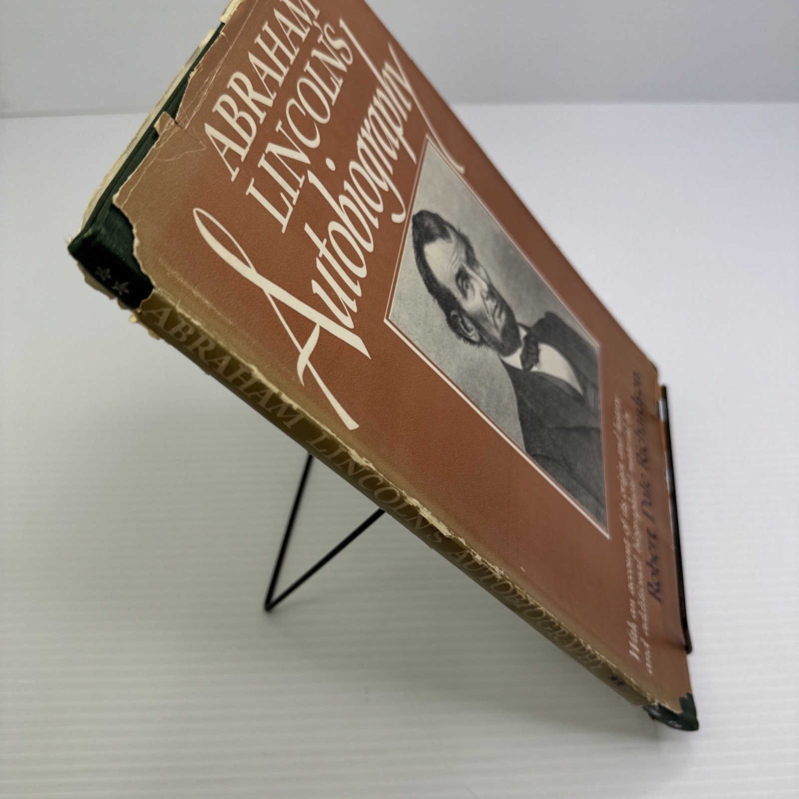 Abraham Lincoln’s Autobiography Robert Dale Richardson 1952 HC Beacon Press