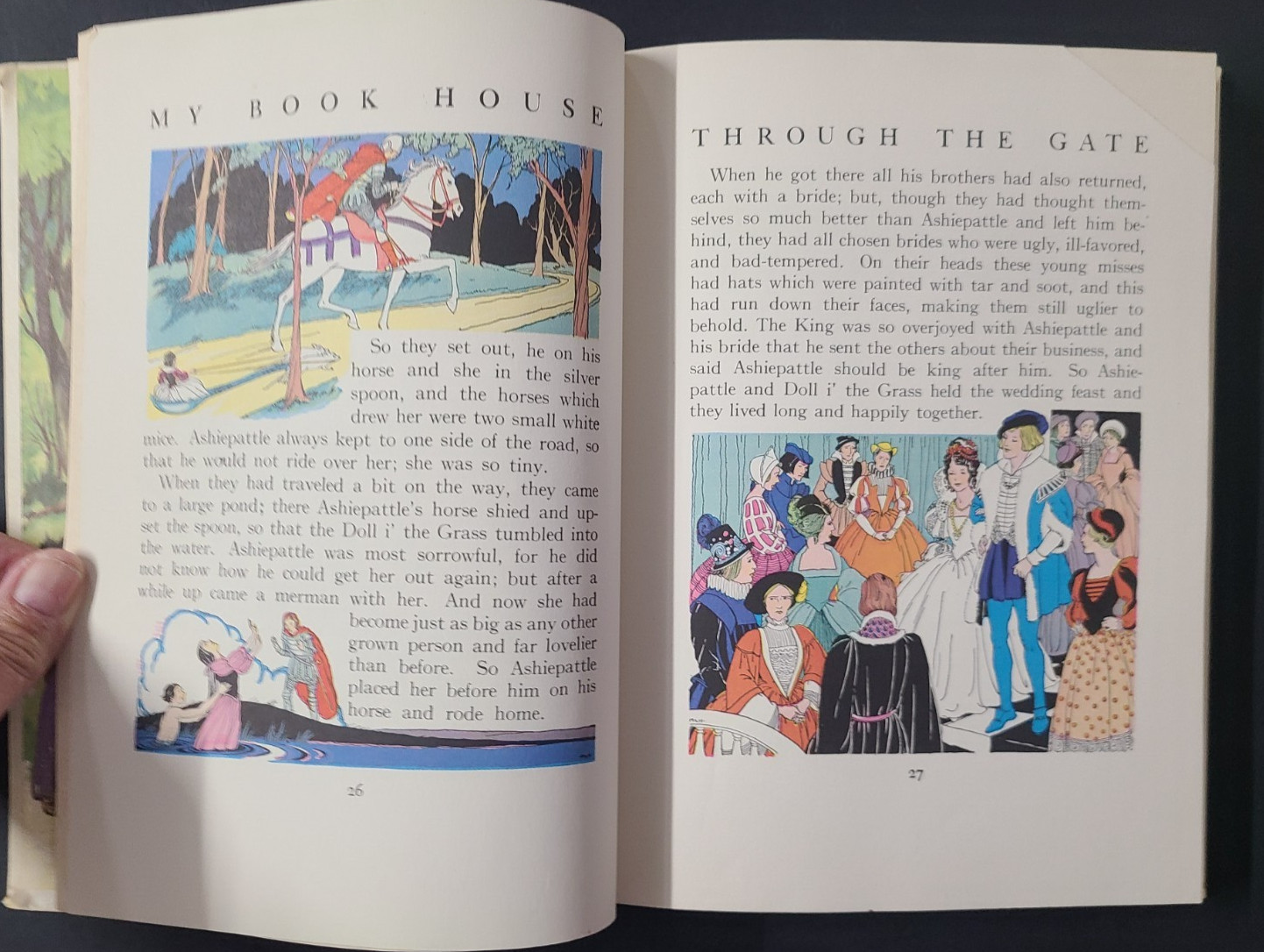 Vtg 1971 My Book House Through the Gate Olive Beaupre Miller Volume 4 Children