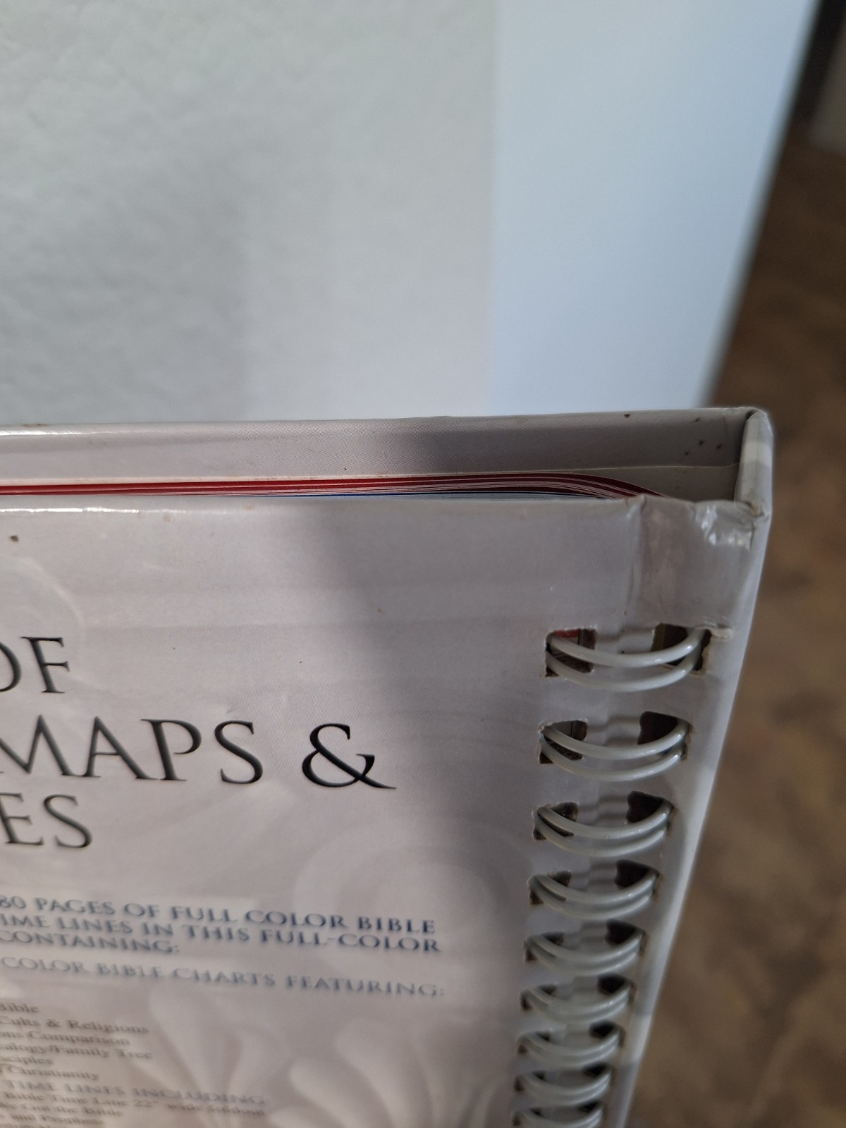 Rose Book of Bible Charts, Maps & Time Lines 2005 Rose Publishing Spiral HC Good