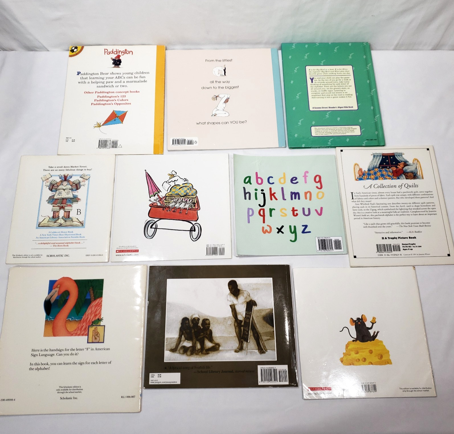 Kids Alphabet Books Lot Of 10 The ABCs Phonics Preschool Classroom Homeschool