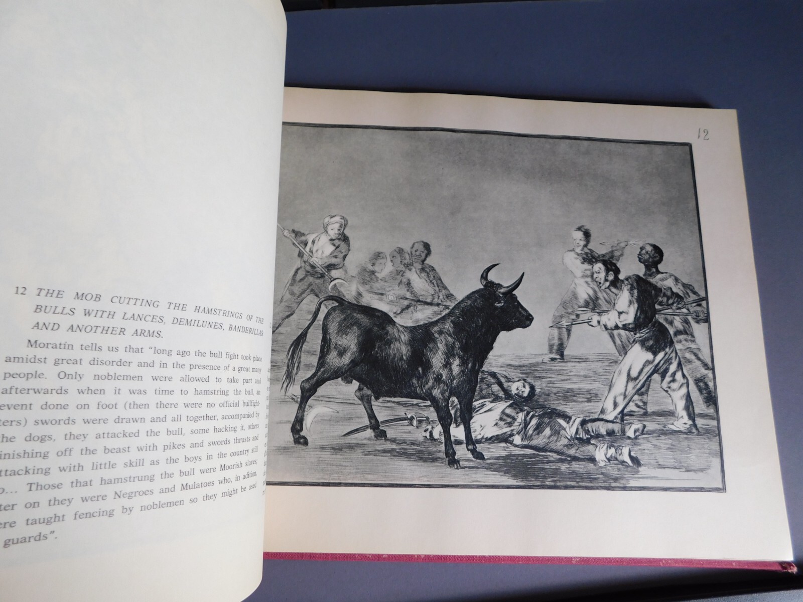 Goya: La Tauromaquia – Rafael Casariego – 1965 HC – Large 15.5 x 11 in – Spanish