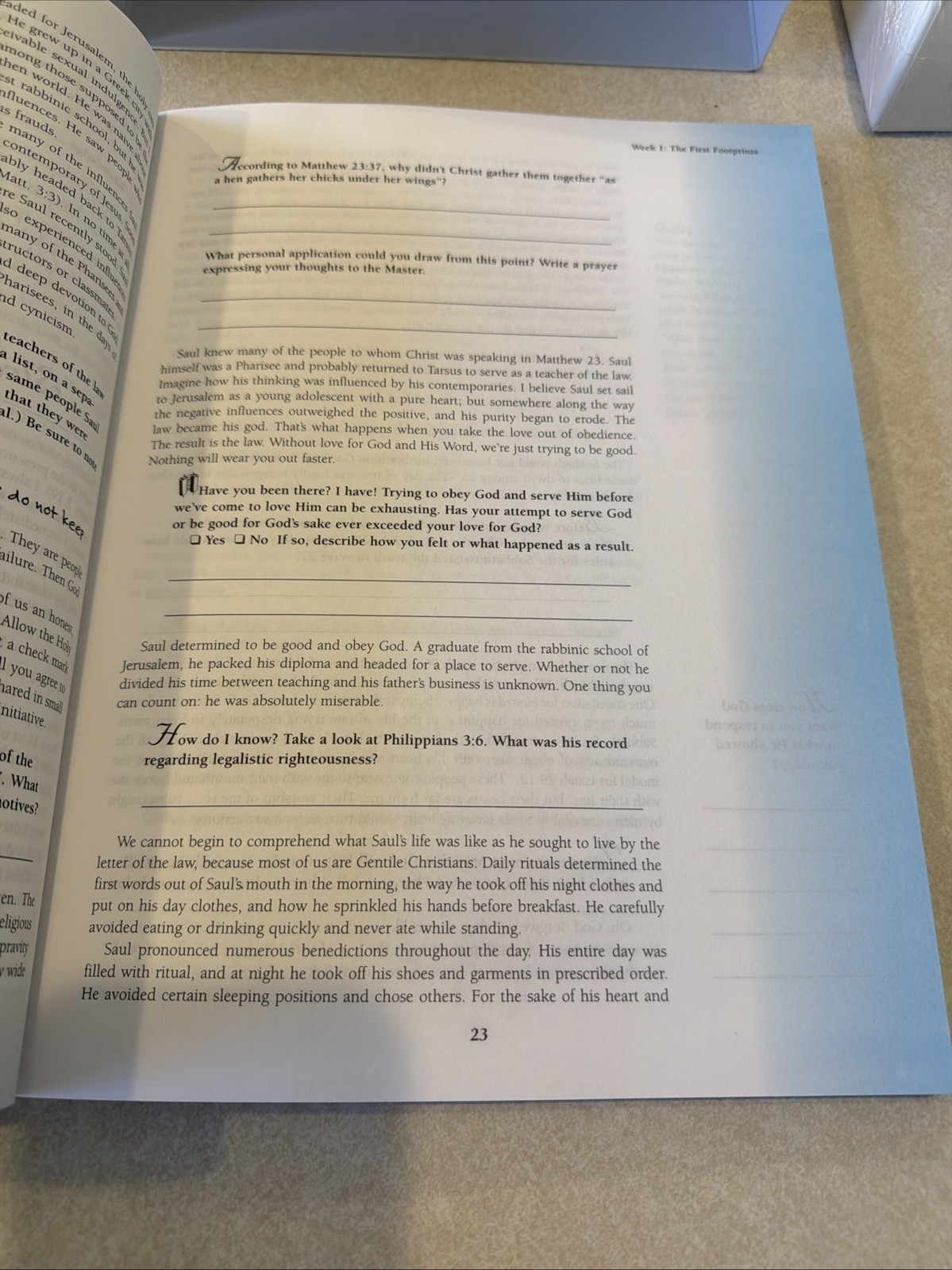 TO LIVE IS CHRIST Life and Ministry of Paul Beth Moore Kit Lifeway *READ MISSING