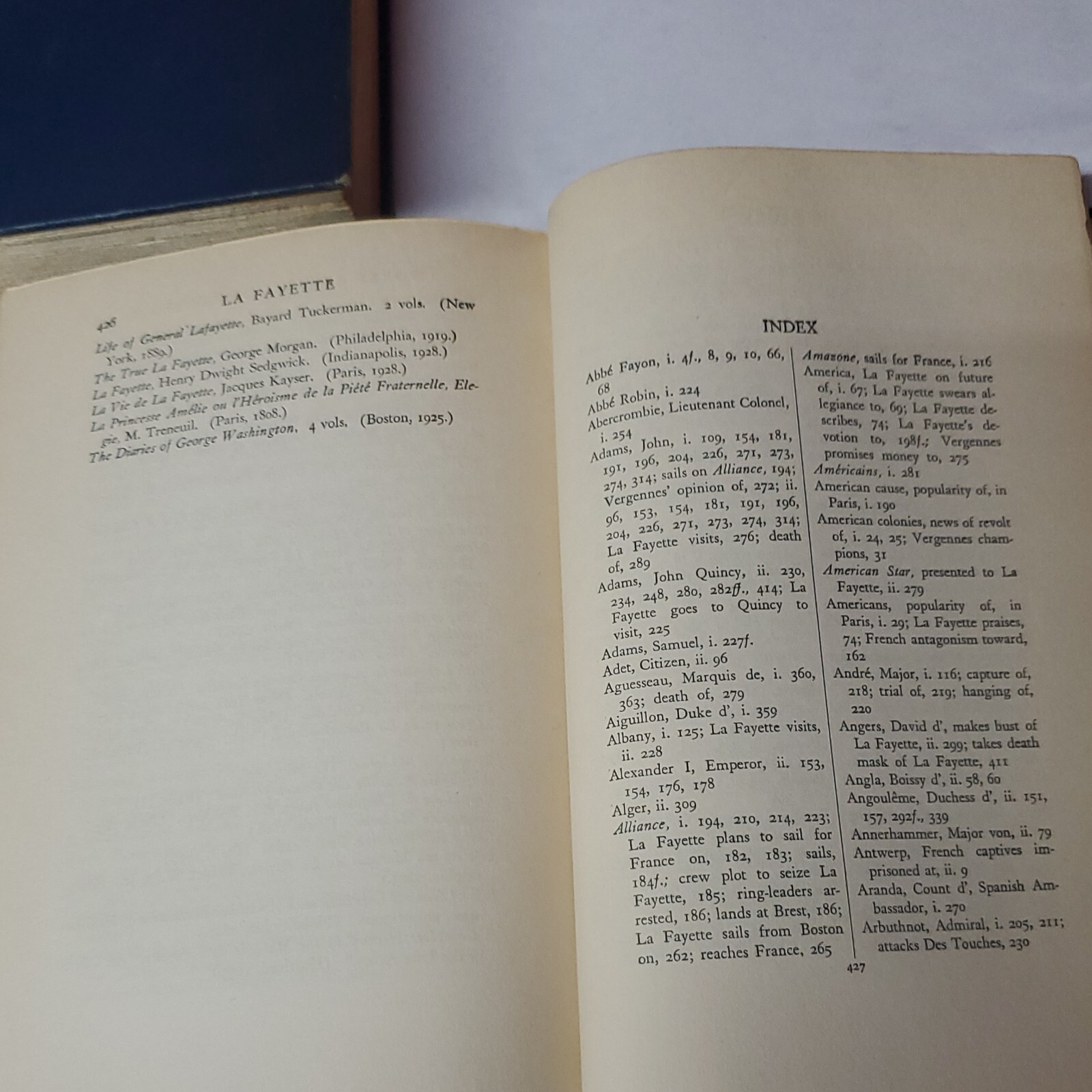 La Fayette by Brand Whitlock Vol 1 & 2 HC 1st Ed 1929 D. Appleton & Co. MCMXXIX
