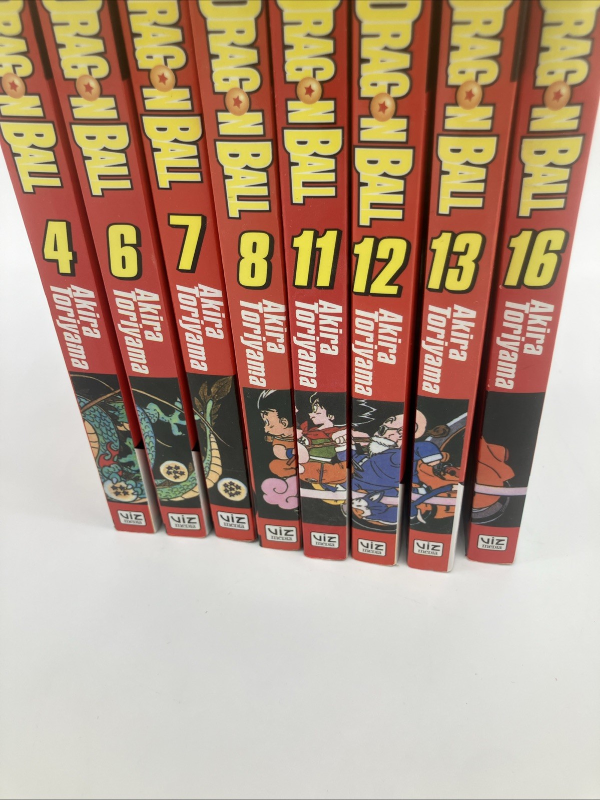 Dragon Ball Vol 4 6 7 8 11 12 13 16 Manga Shonen Jump English Akira Toriyama (8)