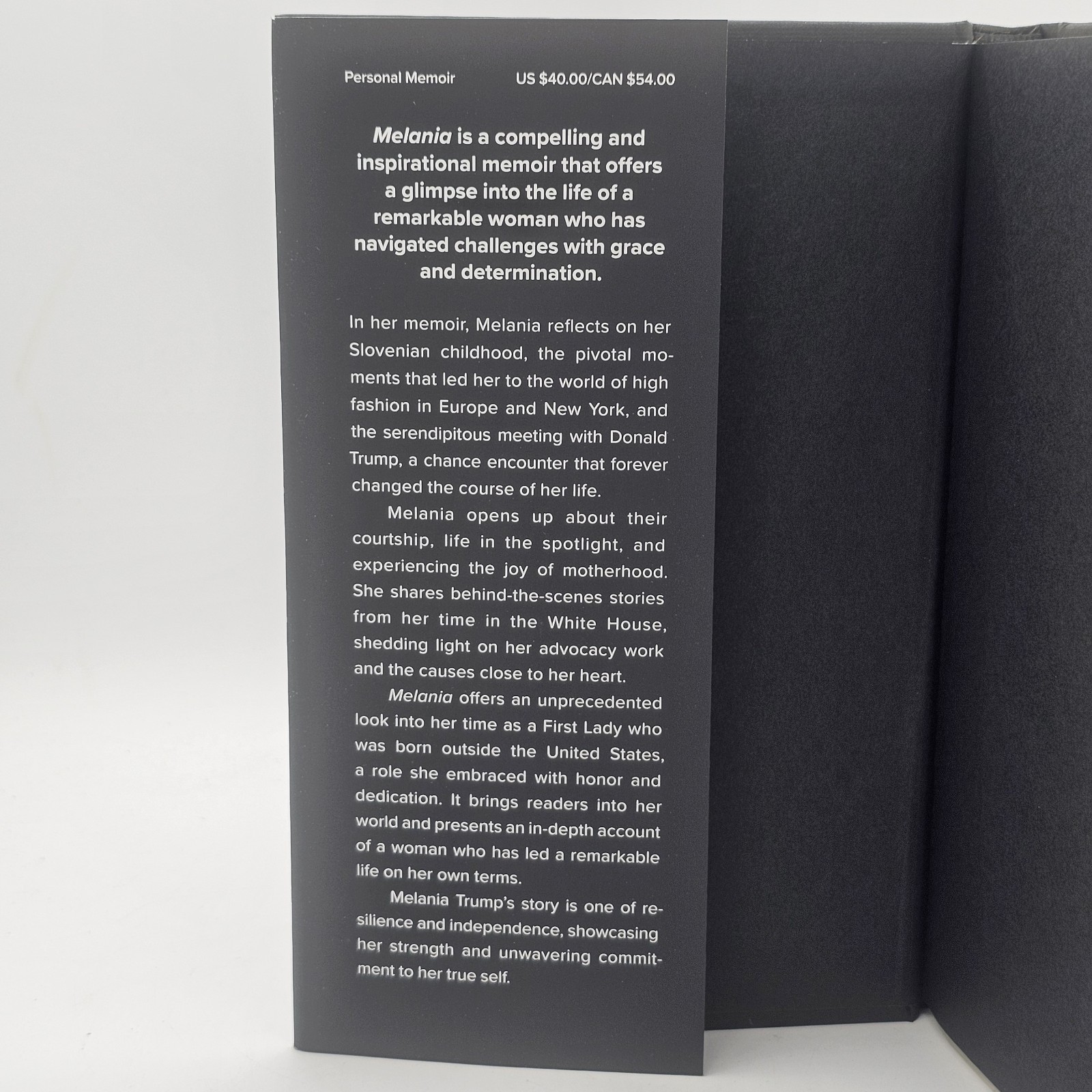 Melania Trump 2024 First Edition HC Memoir Skyhorse Publishing