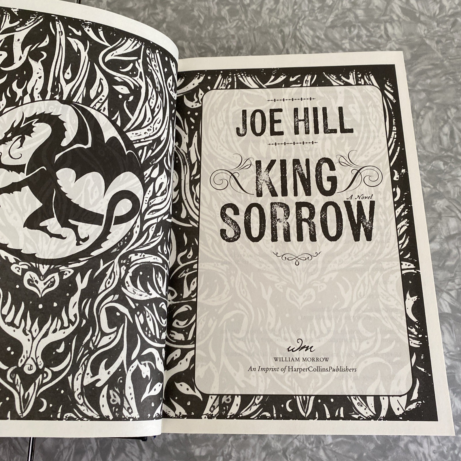 King Sorrow: A Faustian Fable of Dark Academia Joe Hill Hardcover 1st Edition