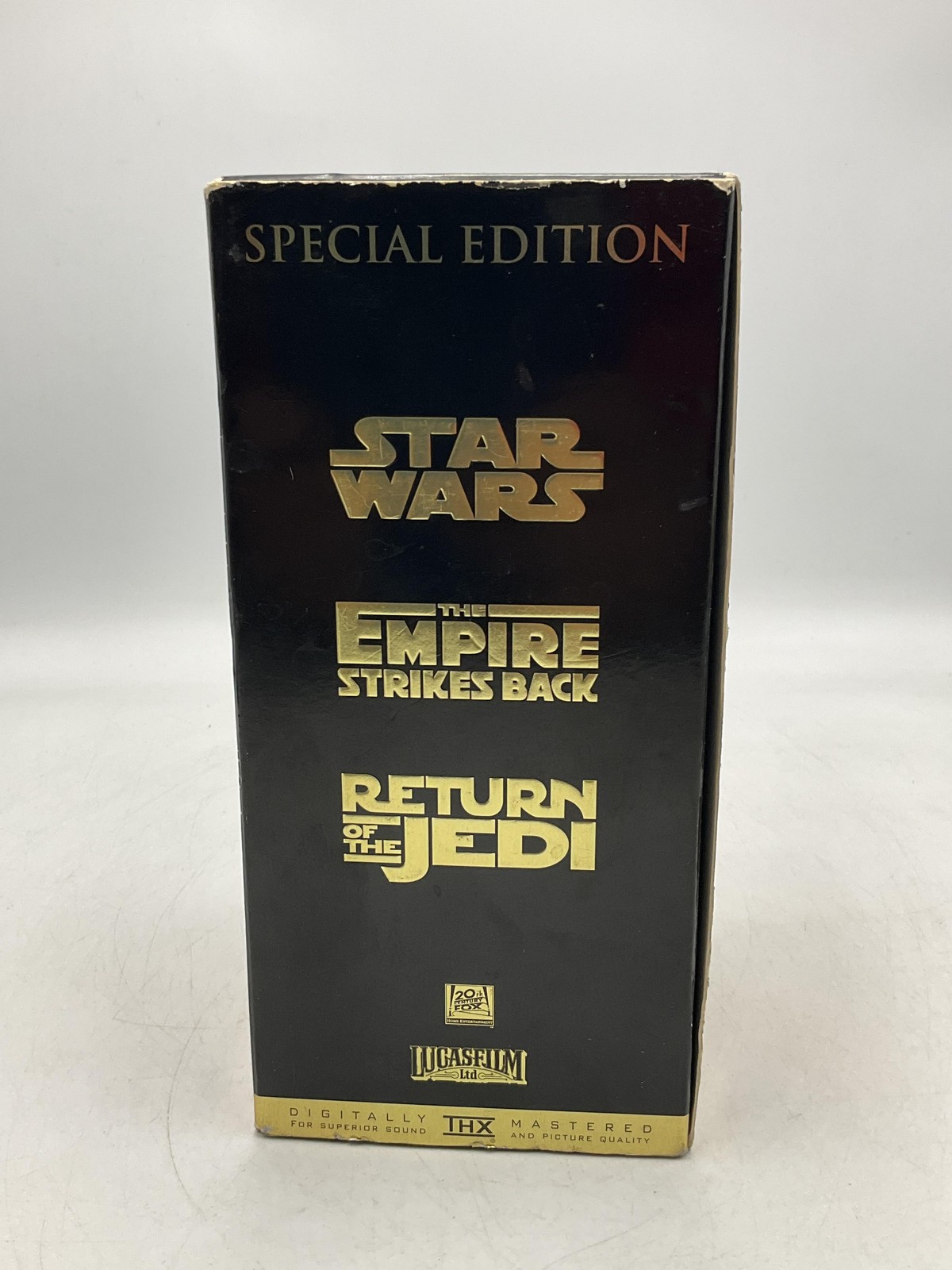 STAR WARS TRILOGY SPECIAL EDITION George Lucas Fox Gold Box Set Vintage VHS