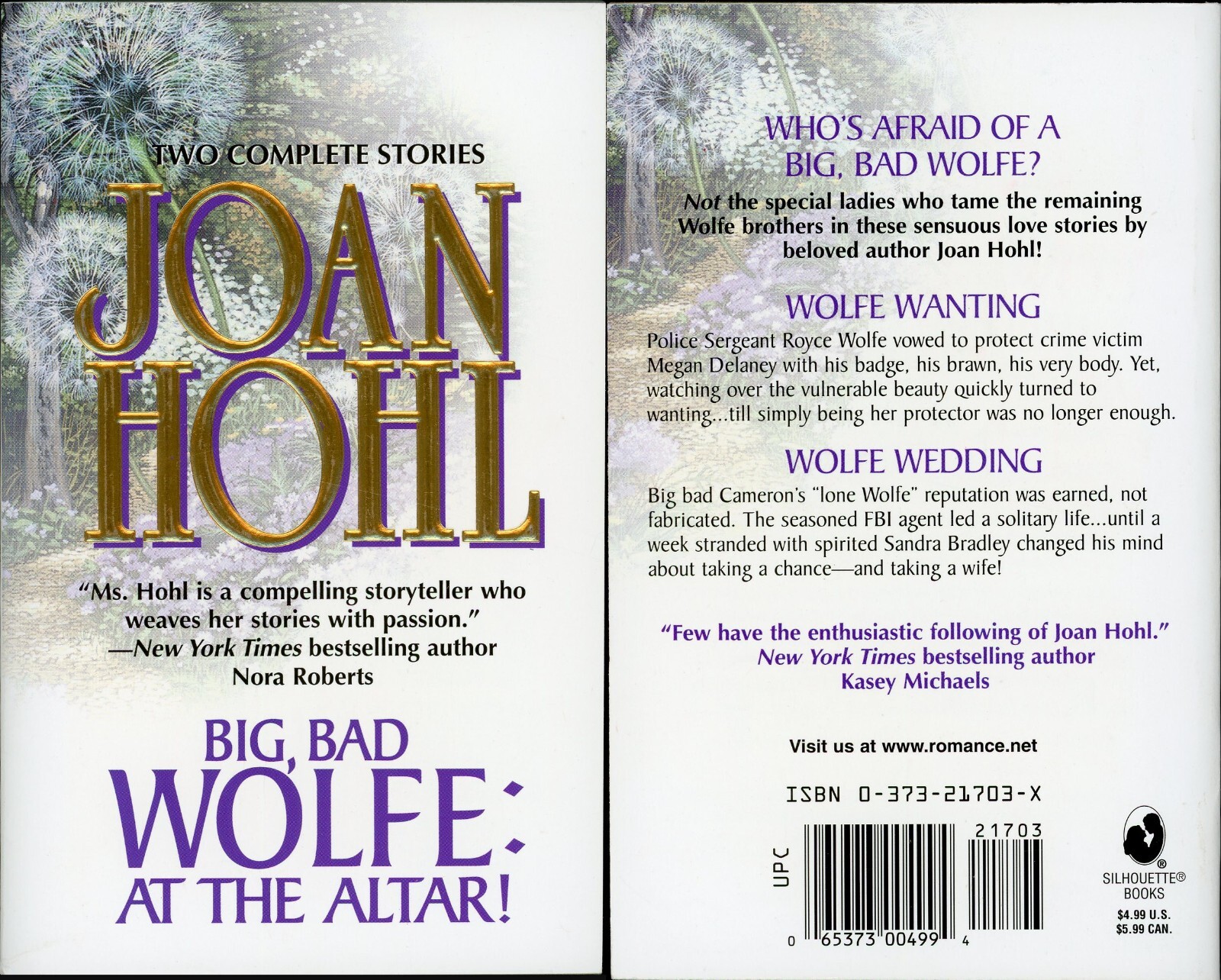 Big Bad Wolfe Contemporary Romance Paperback by Joan Hohl