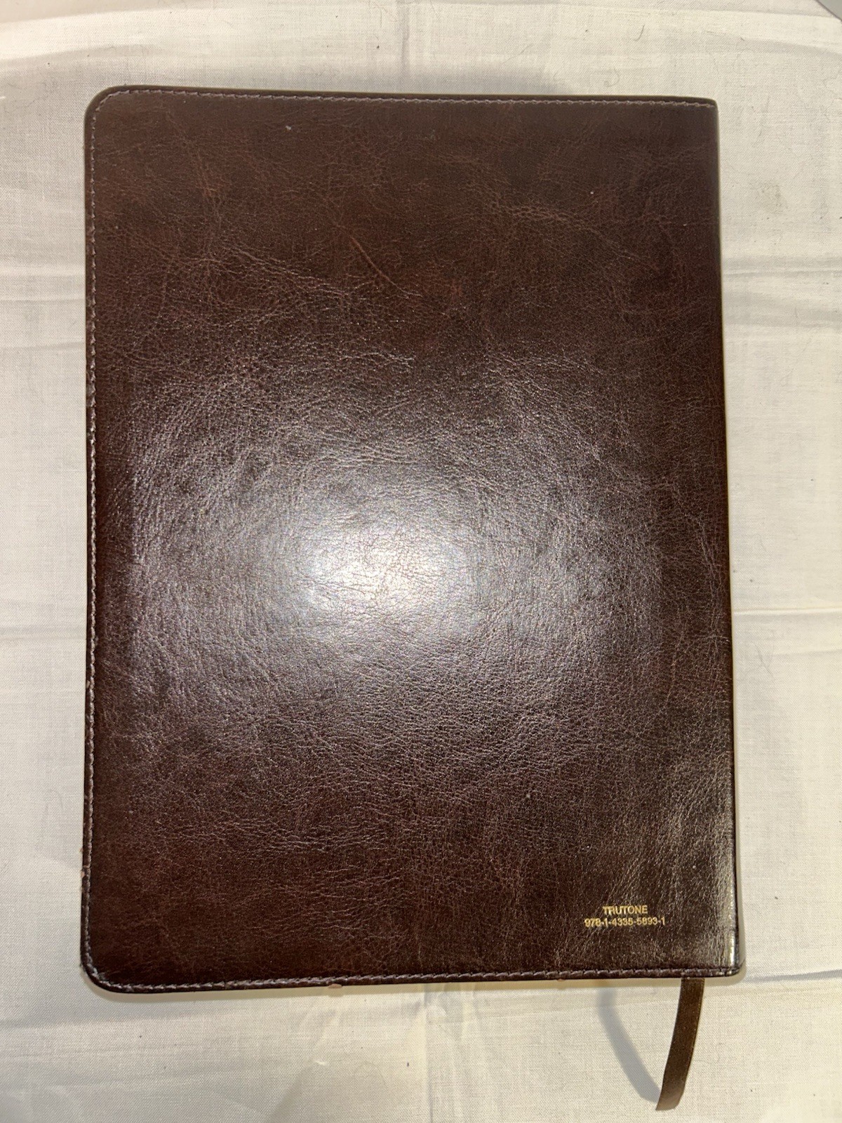 ESV John MacArthur Study Bible-Genuine Leather-Crossway-2011