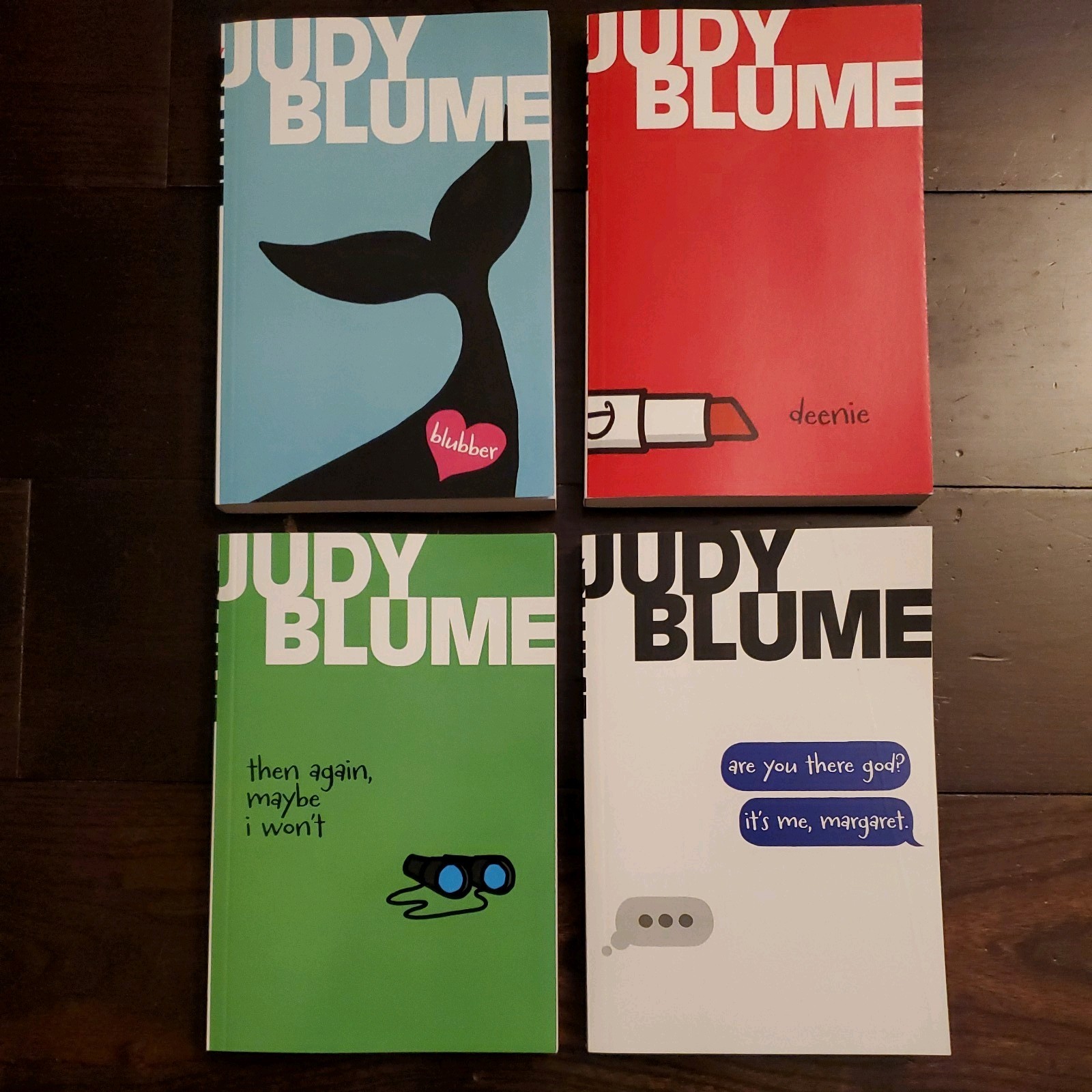 Judy Blume Lot of 4 Books Blubber Deenie Then Again Are You There God PB