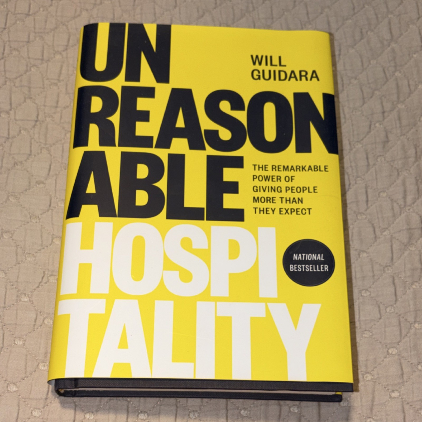 Will Guidara Unreasonable Hospitality Hardcover 2022 Leadership Hospitality