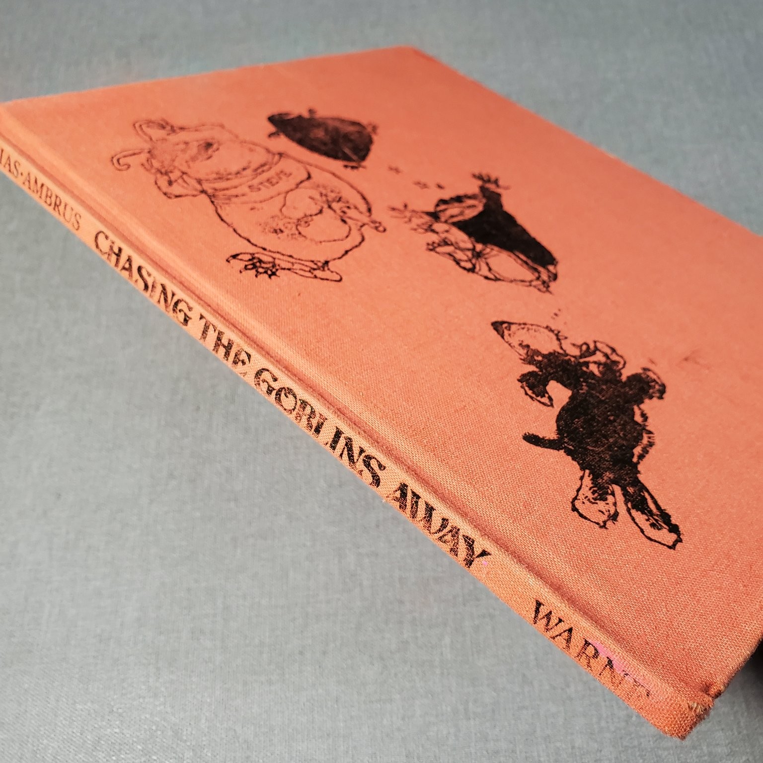 Chasing the Goblins Away Tobi Tobias 1977 Illustrated Fantasy Frederick Warne