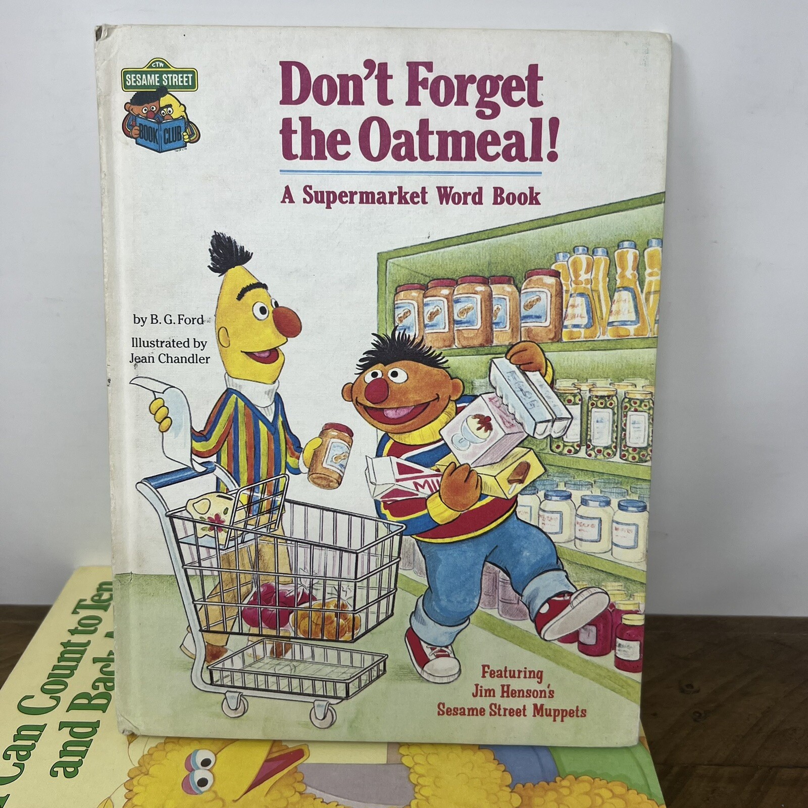 The Sesame Street Book Club Books Lot Of 5 Vintage 1980, 81, 85 Childrens