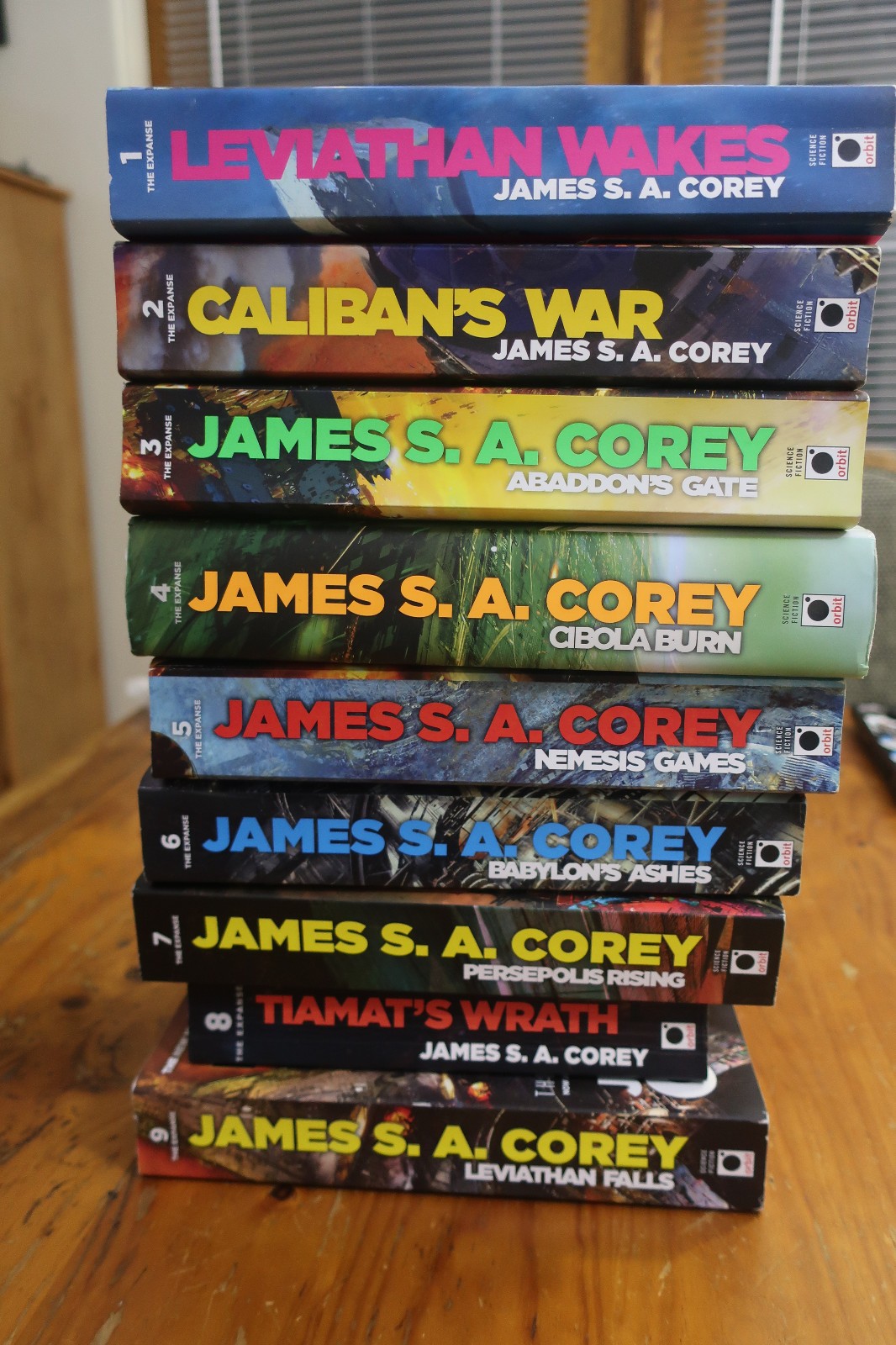 The Expanse Series By James S. A. Corey – Complete Book Set 1-9 – 1 hardback