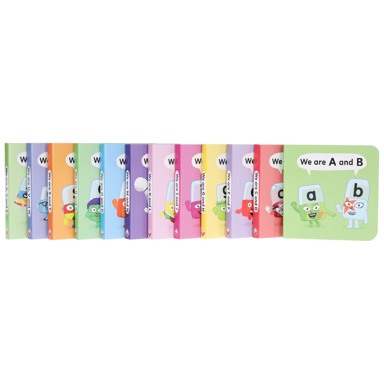 A Case of Alphablocks 12 Mini Books Box Set – Ages 0-5 – Board Book