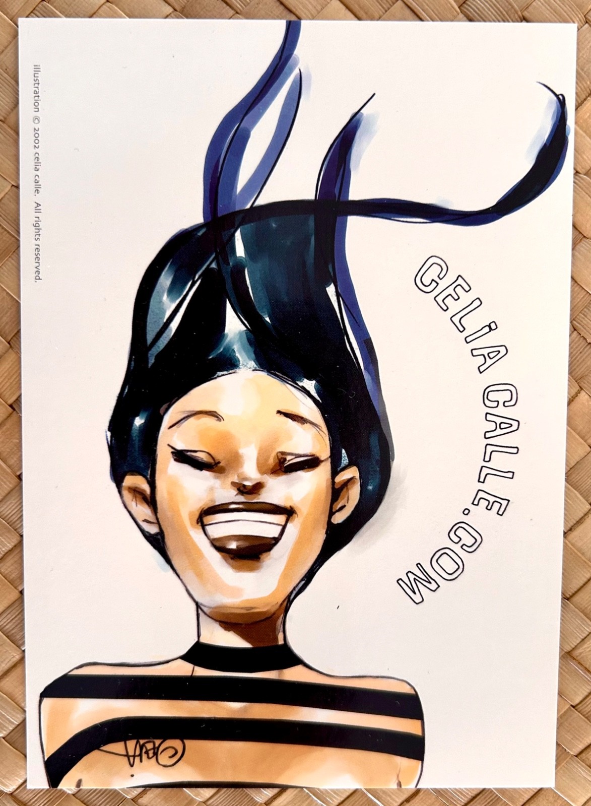 Celia Calle Art/Poster Book Signed & Numbered 172/300 Lowrider Cover + Postcard