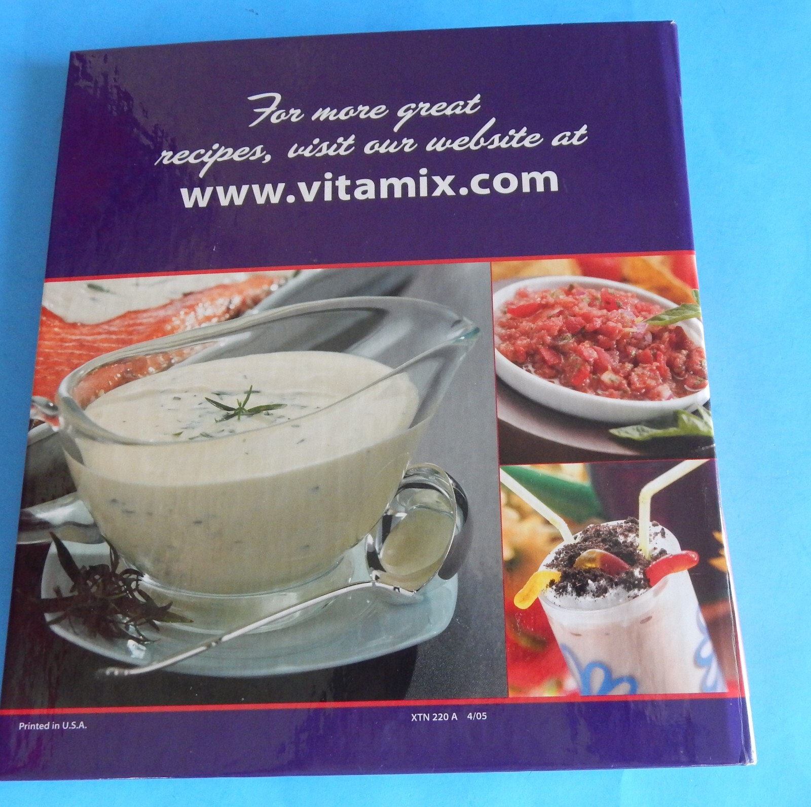 Vita-Mix Whole Food Recipes 3-Ring Tabbed Binder Cookbook